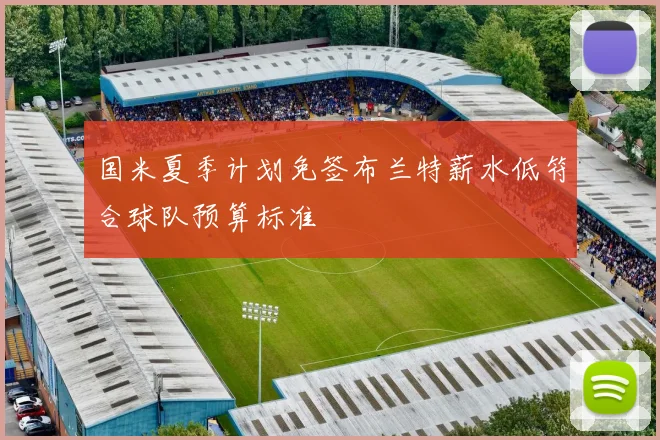 国米夏季计划免签布兰特薪水低符合球队预算标准